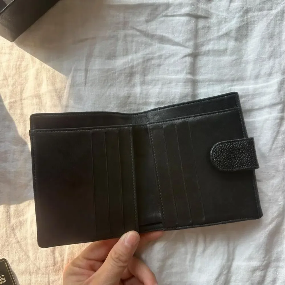 CHANEL black wallet